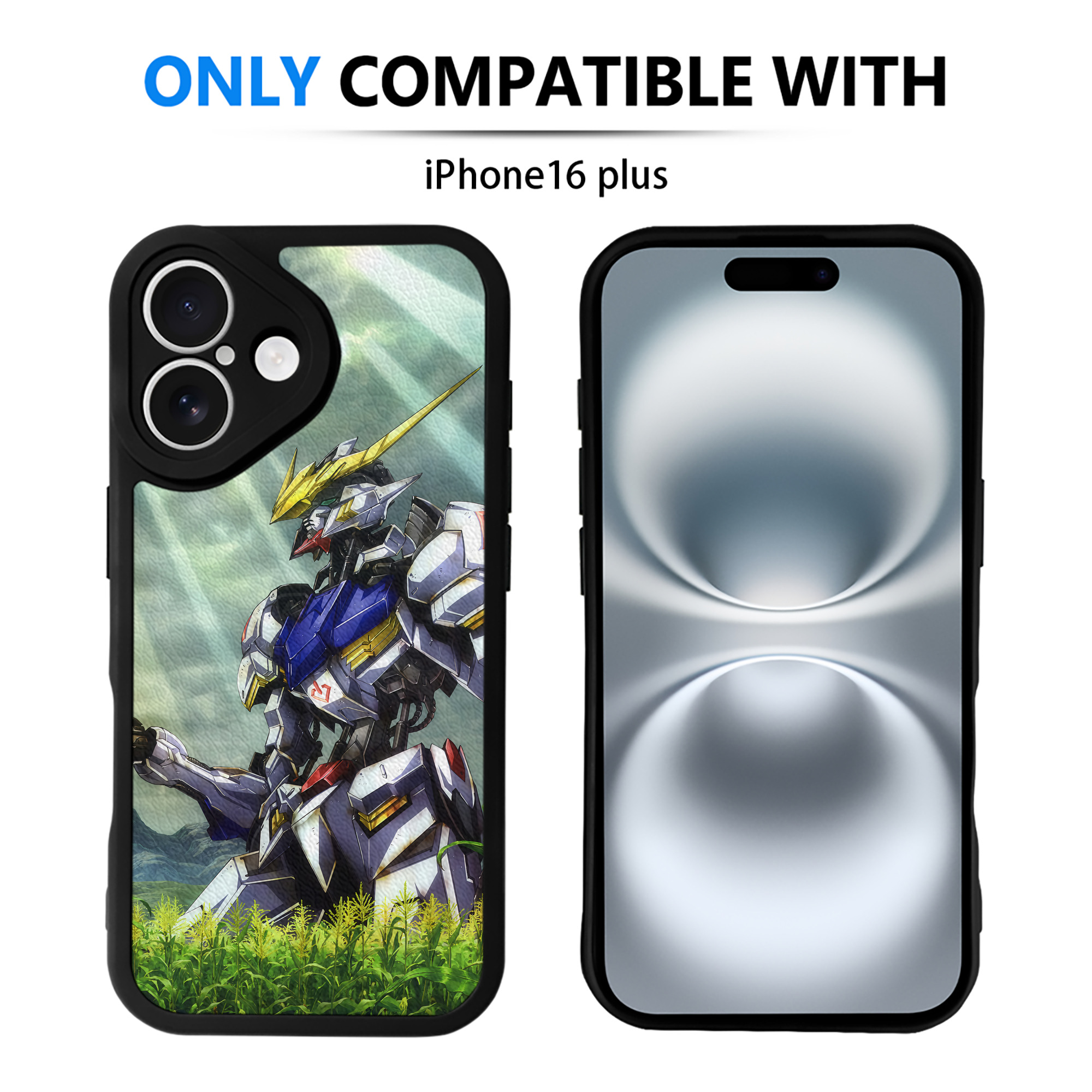（画像用） 機動戦士ガンダム Mobile Suit Gundam 【iPhone 16シリーズ対応】シリコンスマホケース（レザー調） 材質：シリコン